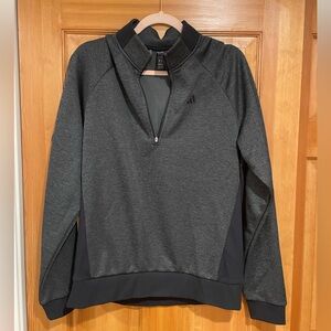 Adidas golf black fleece pullover